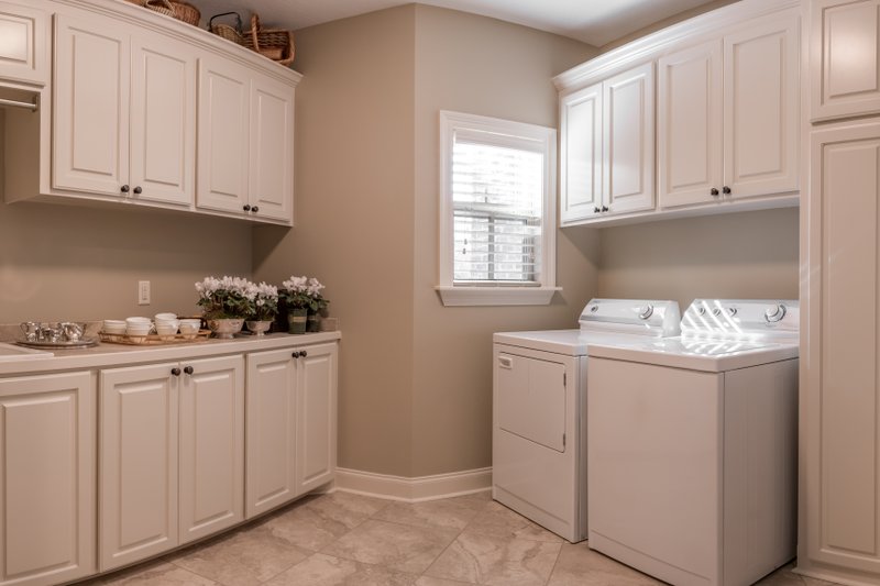 Home Plan - Interior - Laundry for European House Plan #430-168 - 3 bed, 2 bath