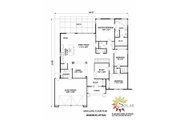Adobe / Southwestern Style House Plan - 3 Beds 2 Baths 2142 Sq/Ft Plan #116-296 