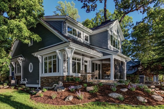 Exterior - Other Elevation 3 for Bungalow House Plan #928-9 - 3 bed, 3 bath