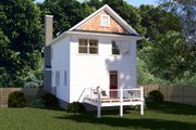 Craftsman Style House Plan - 3 Beds 2.5 Baths 1408 Sq/Ft Plan #79-341 Exterior 