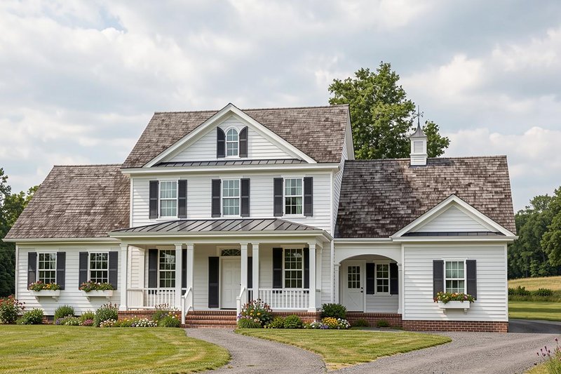 Dream House Plan - Photo 2 for Farmhouse House Plan #137-398 - 6 bed, 4 bath