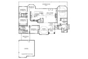 Mediterranean Style House Plan - 4 Beds 3.5 Baths 2834 Sq/Ft Plan #437-34 