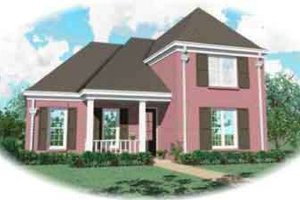 Colonial Exterior - Front Elevation Plan #81-530