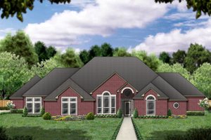 Traditional Exterior - Front Elevation Plan #84-397
