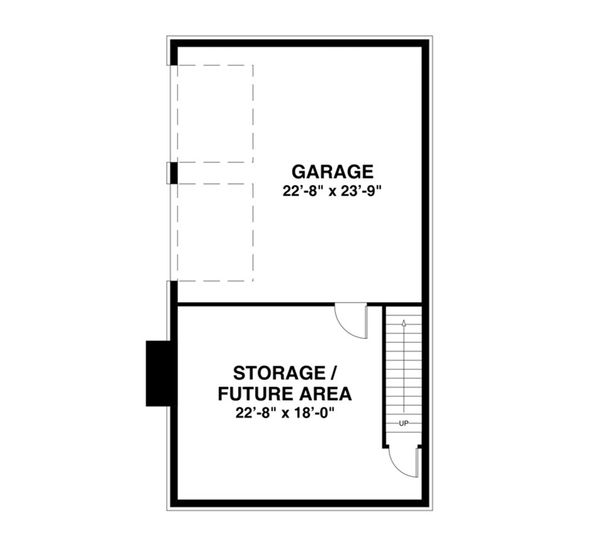 Craftsman Floor Plan - Lower Floor Plan #56-638