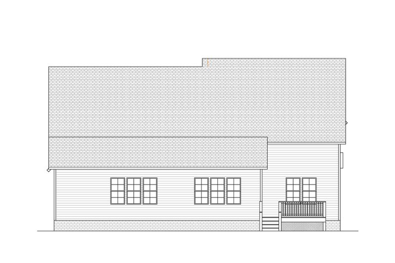 Dream House Plan - Exterior - Rear Elevation for Farmhouse House Plan #1080-29 - 4 bed, 3 bath