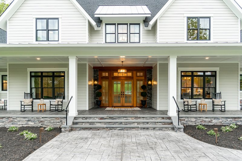 Architectural House Design - Exterior - Front Elevation 6 for Farmhouse House Plan #51-1160 - 4 bed, 4 bath