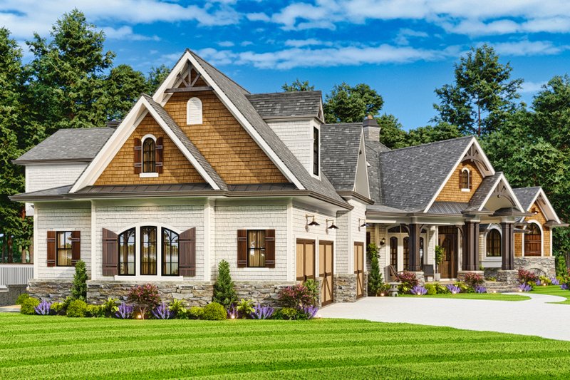 House Plan Design - Exterior - Front Elevation 8 for Craftsman House Plan #54-697 - 4 bed, 4.5 bath
