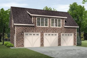 Traditional Exterior - Front Elevation Plan #22-640