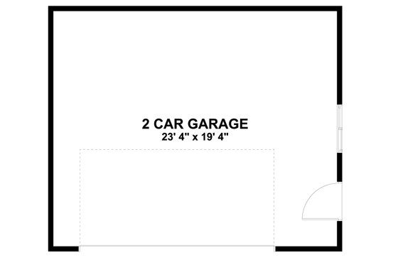Floor Plan - Main Floor for Traditional House Plan #1060-125, 0 bath