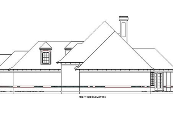 Exterior - Other Elevation for European House Plan #45-357 - 3 bed, 2.5 bath