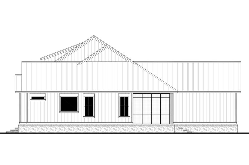 Architectural House Design - Exterior - Other Elevation 1 for Farmhouse House Plan #430-224 - 3 bed, 2 bath