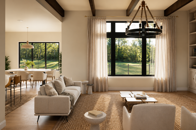 House Design - Interior - Family Room for Modern House Plan #1064-478 - 5 bed, 3.5 bath