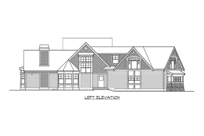 Dream House Plan - Exterior - Other Elevation 1 for Craftsman House Plan #132-177 - 4 bed, 4.5 bath