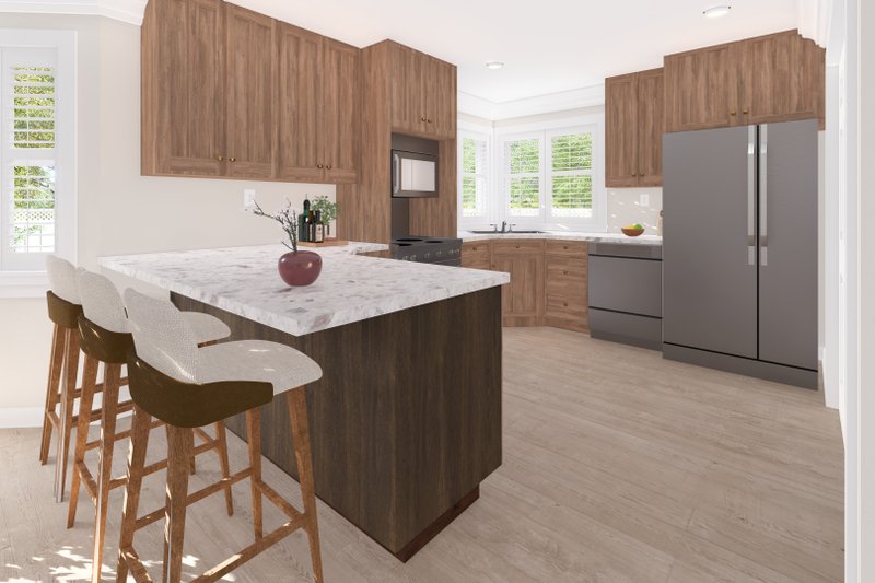Architectural House Design - Interior - Kitchen for Traditional House Plan #1060-429 - 3 bed, 2 bath