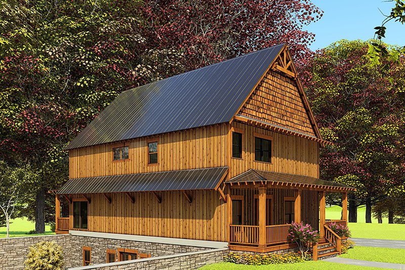 Home Plan - Exterior - Other Elevation for Craftsman House Plan #923-163 - 5 bed, 3.5 bath