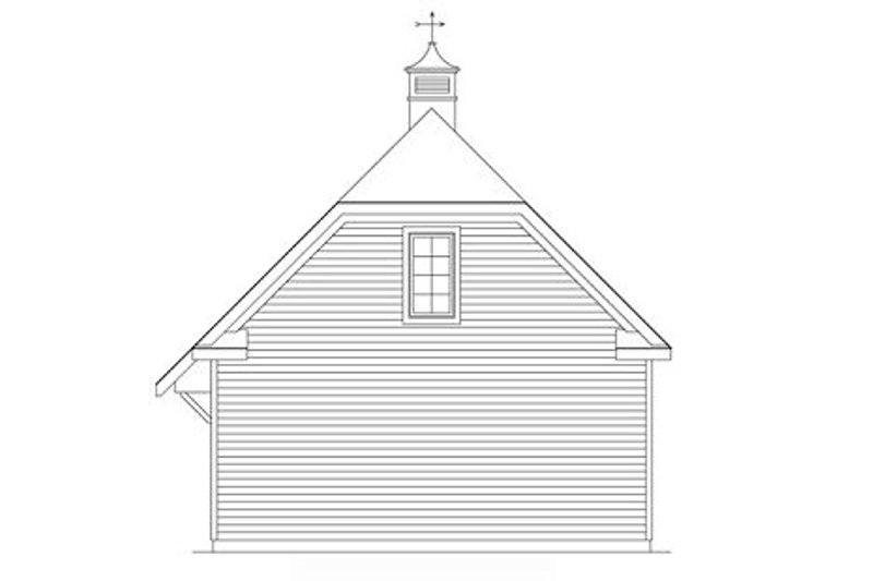 Home Plan - Exterior - Rear Elevation for Farmhouse House Plan #22-427, 0 bath