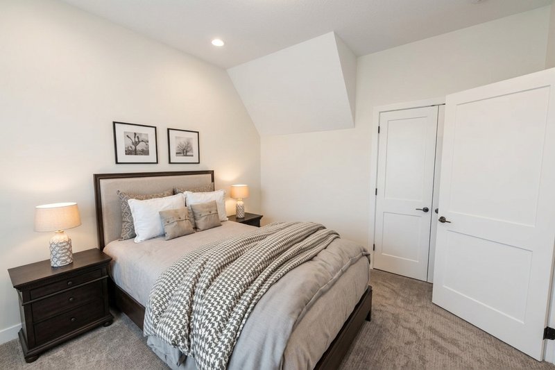 Architectural House Design - Interior - Bedroom 1 for Farmhouse House Plan #51-1549 - 4 bed, 3.5 bath