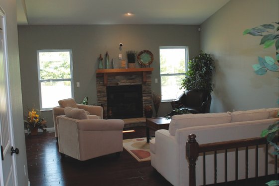 Interior - Family Room 1 for Traditional House Plan #20-2123 - 3 bed, 2.5 bath