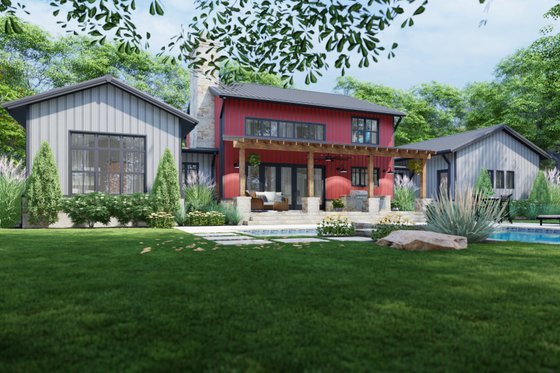 Exterior - Other Elevation 9 for Barndominium House Plan #120-275 - 3 bed, 2.5 bath