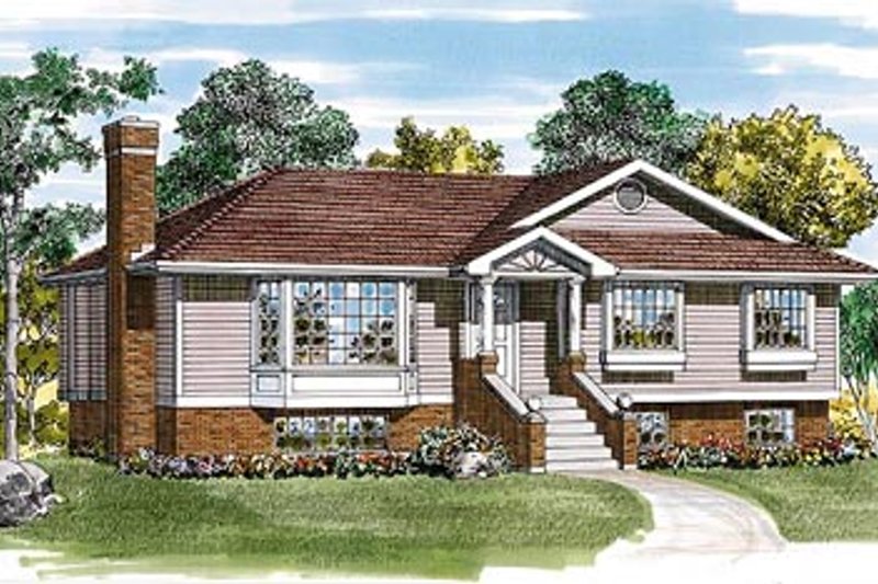Traditional Style House Plan - 3 Beds 1.5 Baths 1120 Sq/Ft Plan #47-228