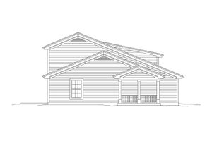 Exterior - Other Elevation for Craftsman House Plan #57-697 - 1 bed, 1 bath