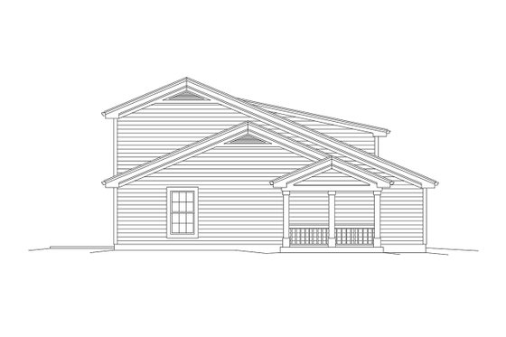 Exterior - Other Elevation for Craftsman House Plan #57-697 - 1 bed, 1 bath