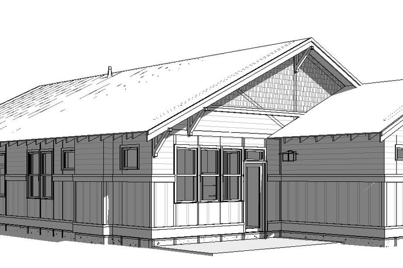 Dream House Plan - Right Rear