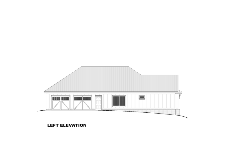 House Blueprint - Exterior - Other Elevation for Farmhouse House Plan #1117-31 - 3 bed, 2 bath