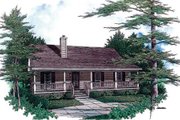 Cabin Style House Plan - 3 Beds 2 Baths 1277 Sq/Ft Plan #14-140 