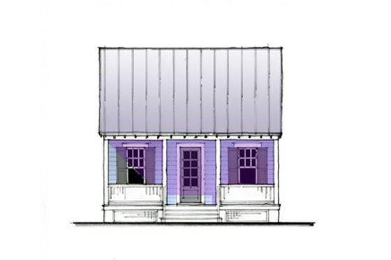 Exterior - Other Elevation for Cottage House Plan #514-15 - 3 bed, 2 bath