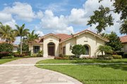 Mediterranean Style House Plan - 2 Beds 2 Baths 1608 Sq/Ft Plan #930-383 Exterior 