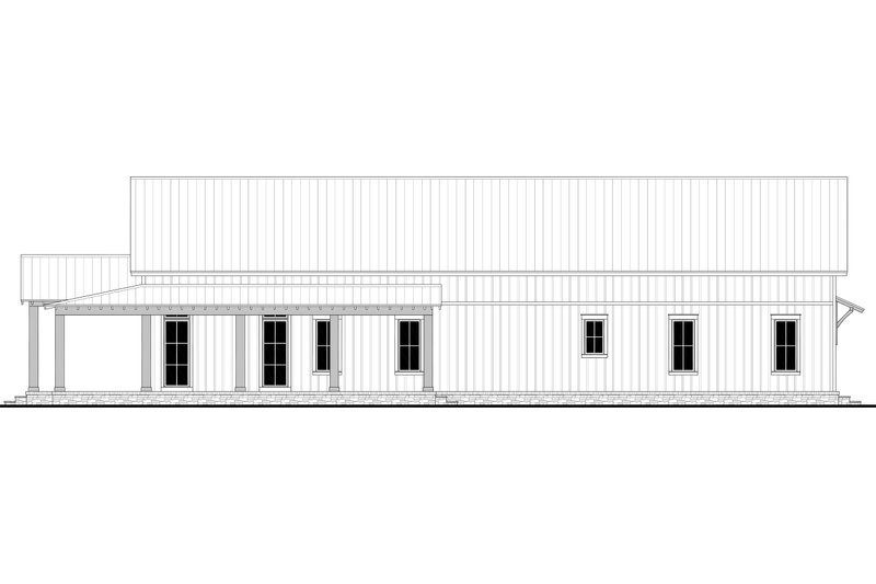 Home Plan - Exterior - Other Elevation 1 for Barndominium House Plan #430-370 - 3 bed, 2 bath