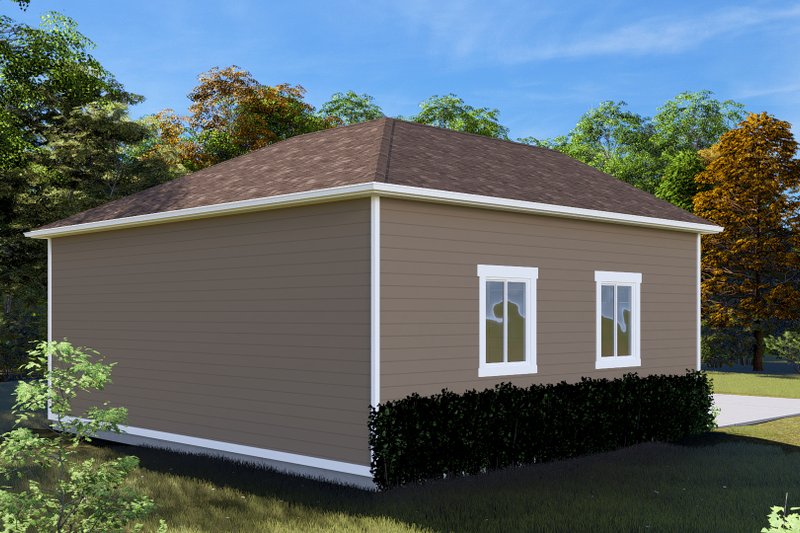 House Blueprint - Exterior - Other Elevation 3 for Traditional House Plan #1060-231, 0 bath