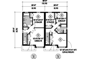 Traditional Style House Plan - 5 Beds 2 Baths 2474 Sq/Ft Plan #25-4399 