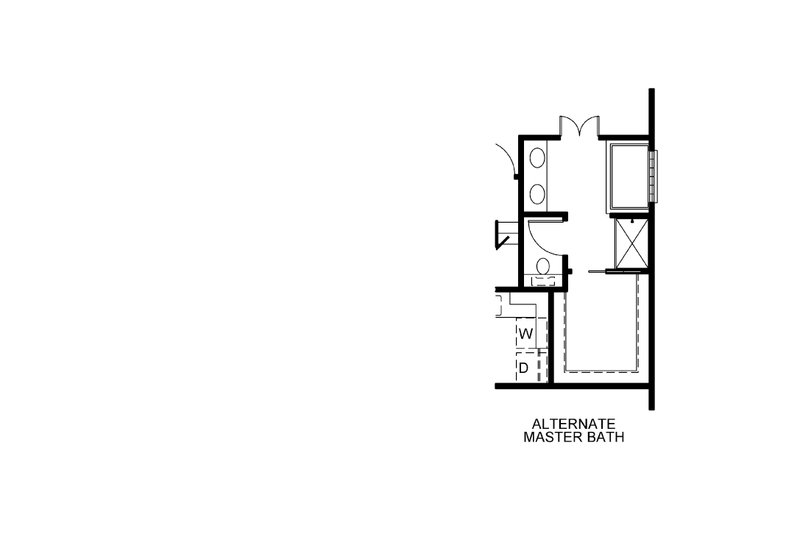 Dream House Plan - Alternate Master Bath