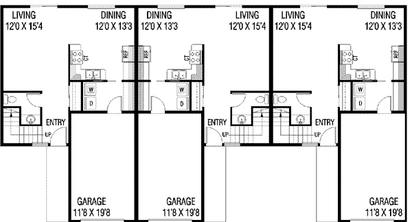 Traditional Style House Plan - 2 Beds 2.5 Baths 3528 Sq/Ft Plan #60-587 ...