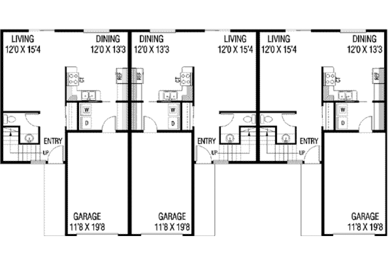 Traditional Style House Plan - 2 Beds 2.5 Baths 3528 Sq/Ft Plan #60-587 ...