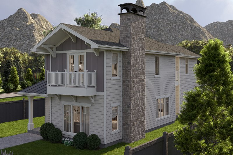 Home Plan - Exterior - Other Elevation for Craftsman House Plan #455-400 - 3 bed, 2.5 bath