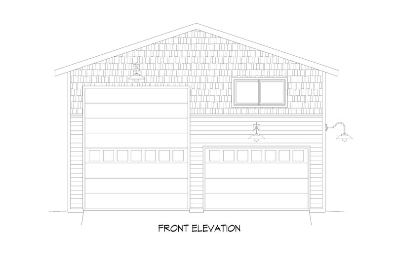 Architectural House Design - Exterior - Front Elevation 3 for Traditional House Plan #932-722 - 2 bed, 1 bath