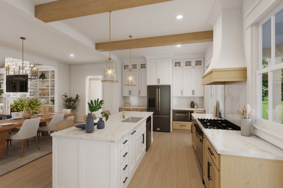 Interior - Kitchen 1 for Farmhouse House Plan #430-395 - 3 bed, 2.5 bath