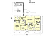 Country Style House Plan - 4 Beds 3 Baths 1856 Sq/Ft Plan #44-115 