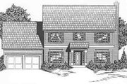 Colonial Style House Plan - 4 Beds 3.5 Baths 2667 Sq/Ft Plan #6-104 