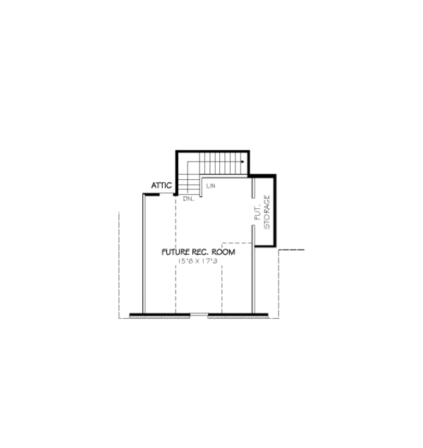 European Floor Plan - Upper Floor Plan #424-315