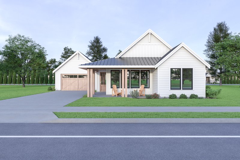 Home Plan - Craftsman Exterior - Front Elevation Plan #1070-90