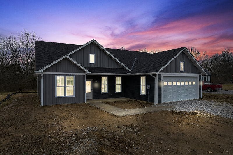 House Design - Exterior - Front Elevation 3 for Farmhouse House Plan #430-209 - 3 bed, 2 bath