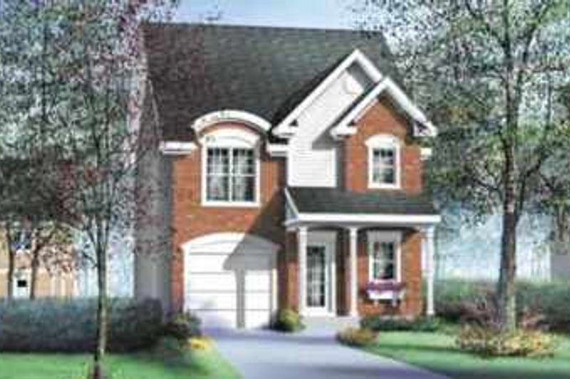 Dream House Plan - European Exterior - Front Elevation Plan #25-2277