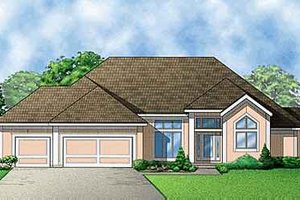 Traditional Exterior - Front Elevation Plan #67-332