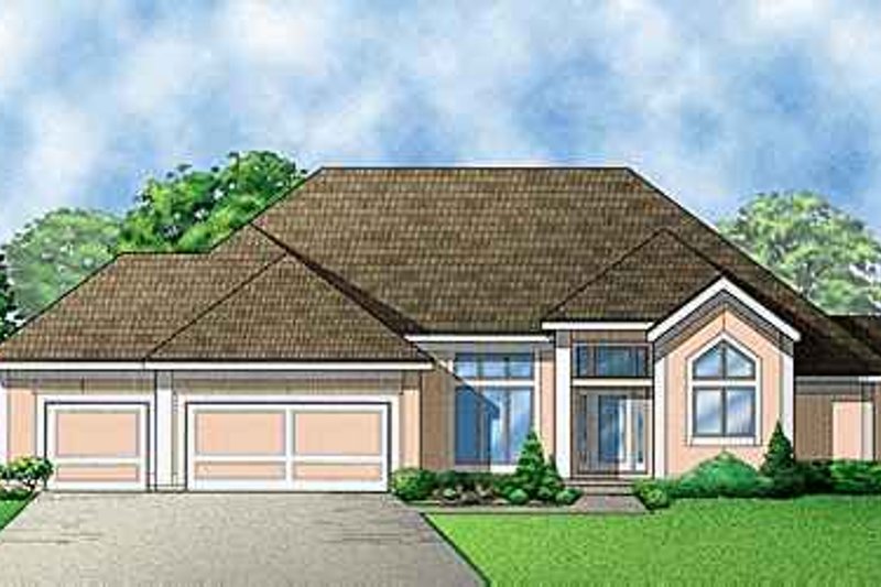 Traditional Style House Plan - 3 Beds 2.5 Baths 3417 Sq/Ft Plan #67-332