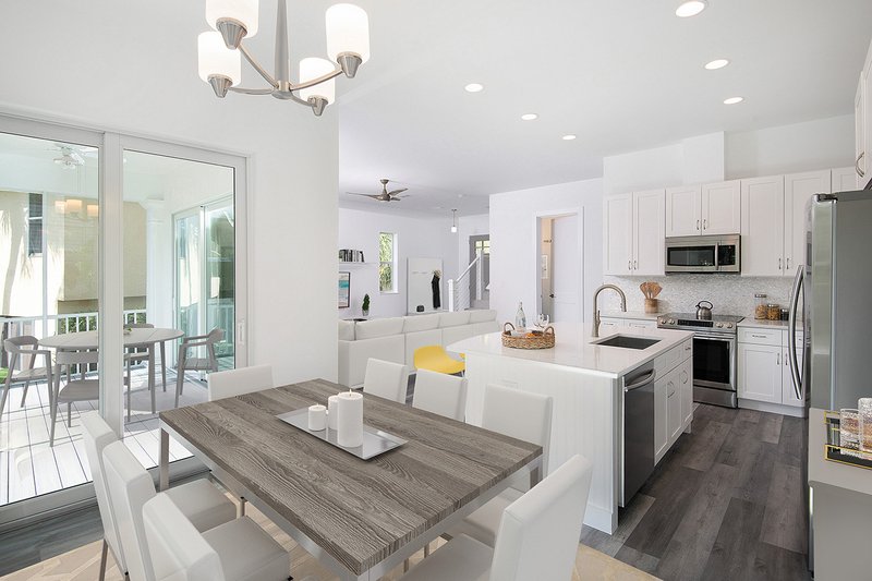 Home Plan - Interior - Dining Room for Beach House Plan #938-108 - 3 bed, 2.5 bath